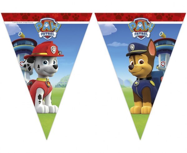 BANNER PAW PATROL READY FOR ACTION FLAGI