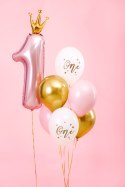 BALONY 30CM ONE PASTEL PALE PINK 1 OP/
